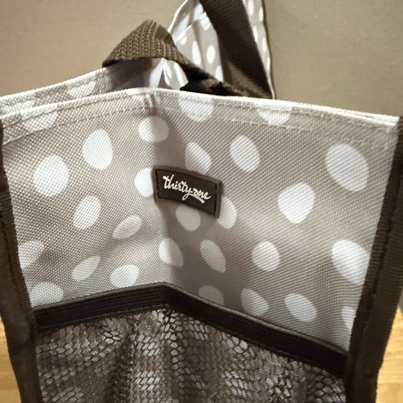 Thirty-one Polka Dot Storage Tote Bag - Picture 3 of 4